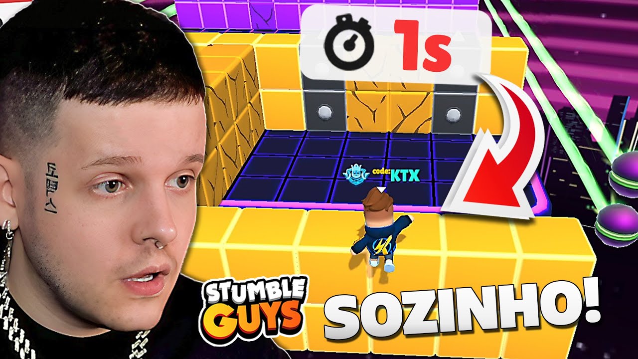 e se eu ZERAR SOZINHO o BLOCKDASH no STUMBLE GUYS?