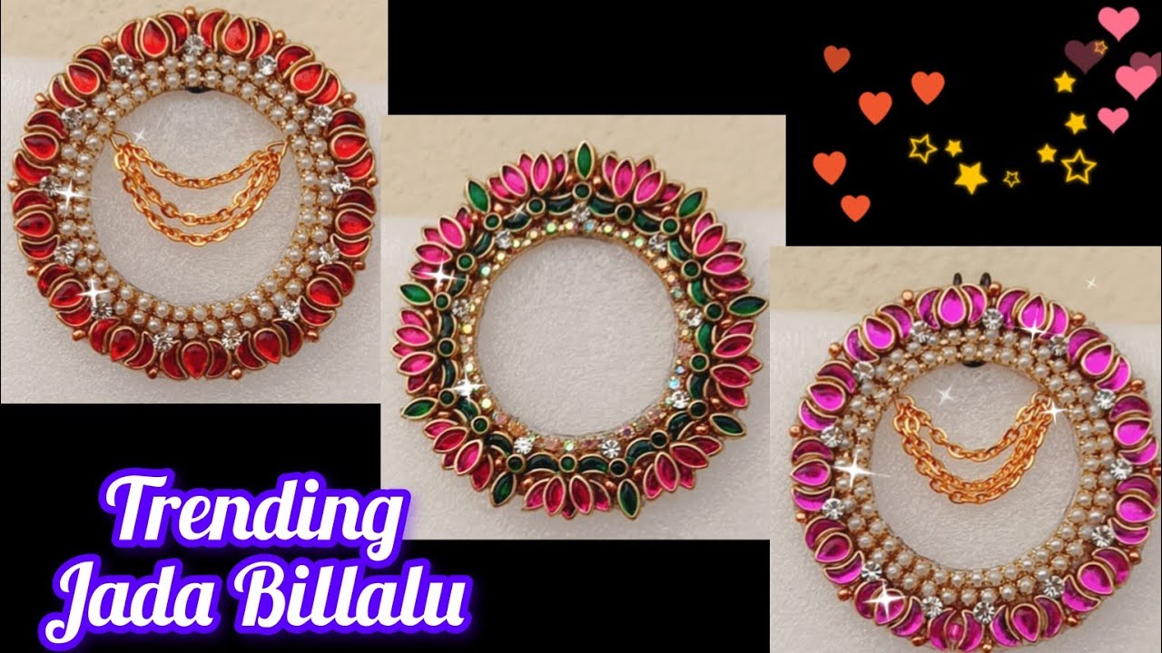 Most Trending Jada Billalu Making Video//How to make jada Billalu #diy #jadabillalu #hairaccessories