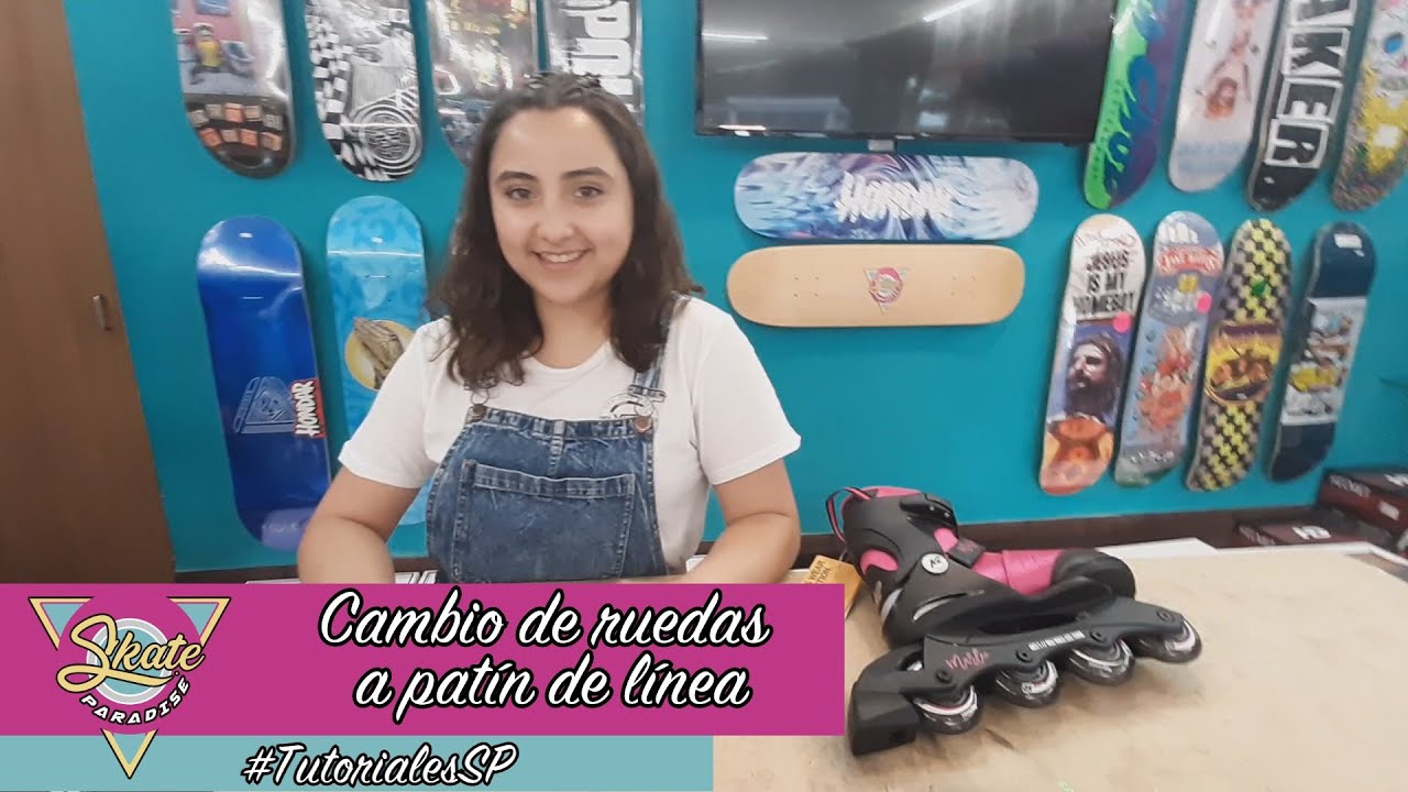 Cambio de ruedas de pat&iacute;n de l&iacute;nea - #TutorialesSP