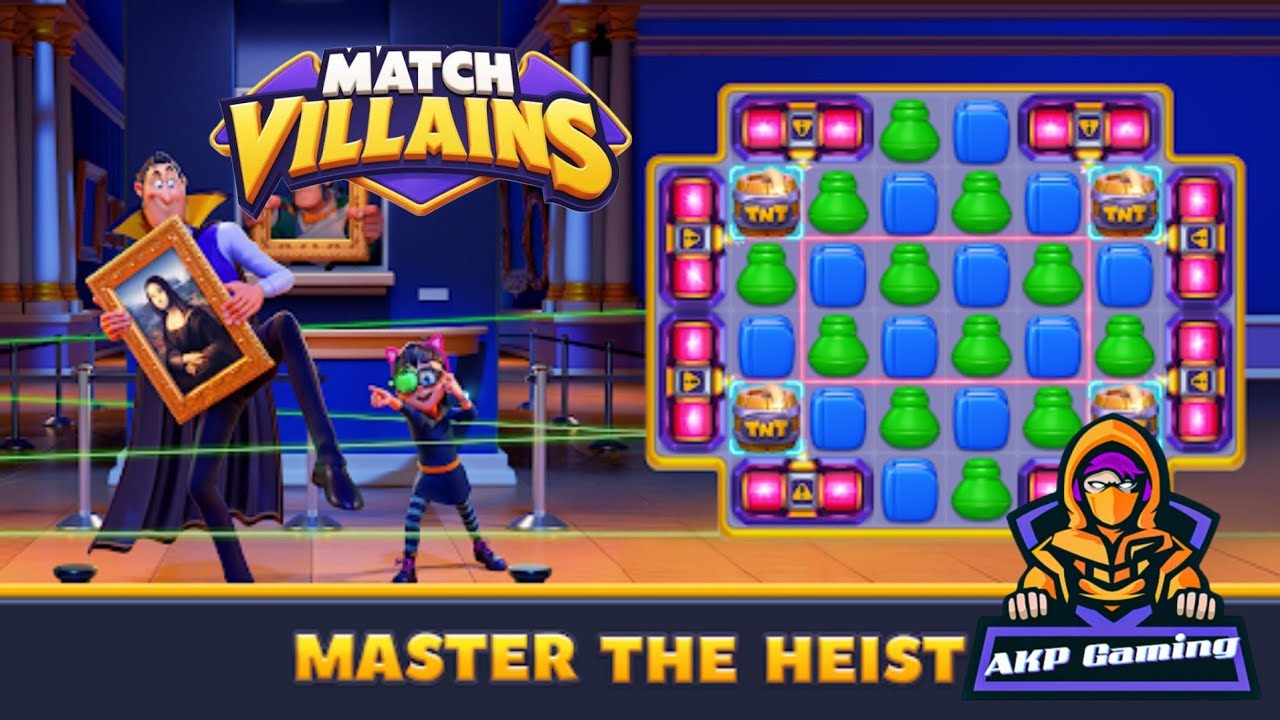 Slove The Puzzle & Heist | Match Villains Mobile Gameplay
