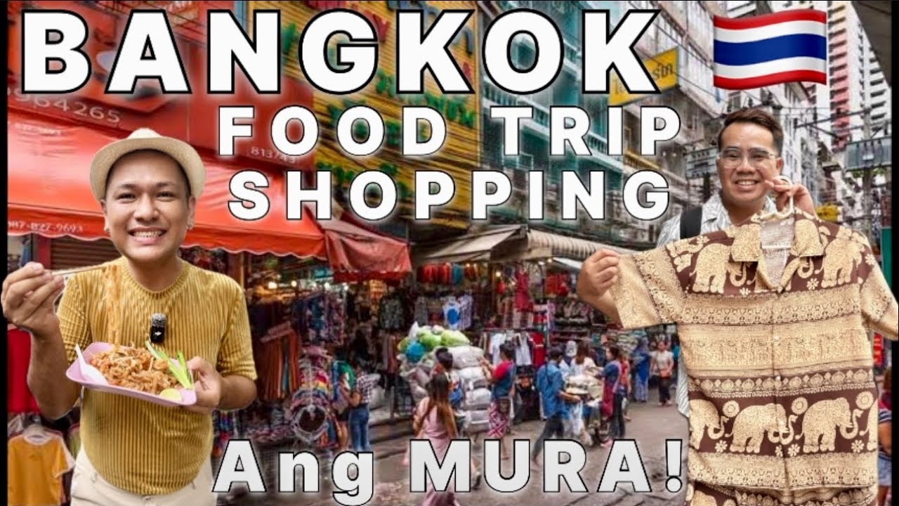 BANGKOK FOOD TRIP and SHOPPING (Pratunam Market)