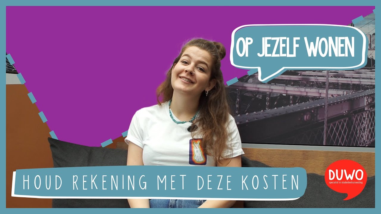 Op jezelf wonen? Houd rekening met deze kosten!