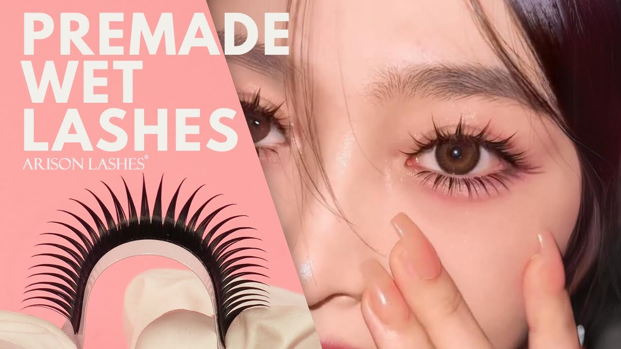 Premade Wet Lash Extensions | ARISONLASHES