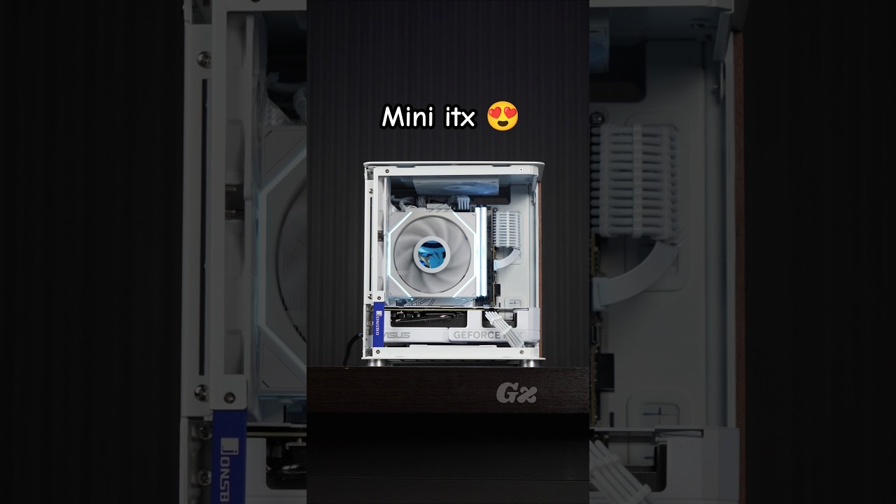 Mini ITX MAX Power! Crazy Compact Build! Intel ultra 7 265K With RTX 4060ti #pcbuild #gaming #pc
