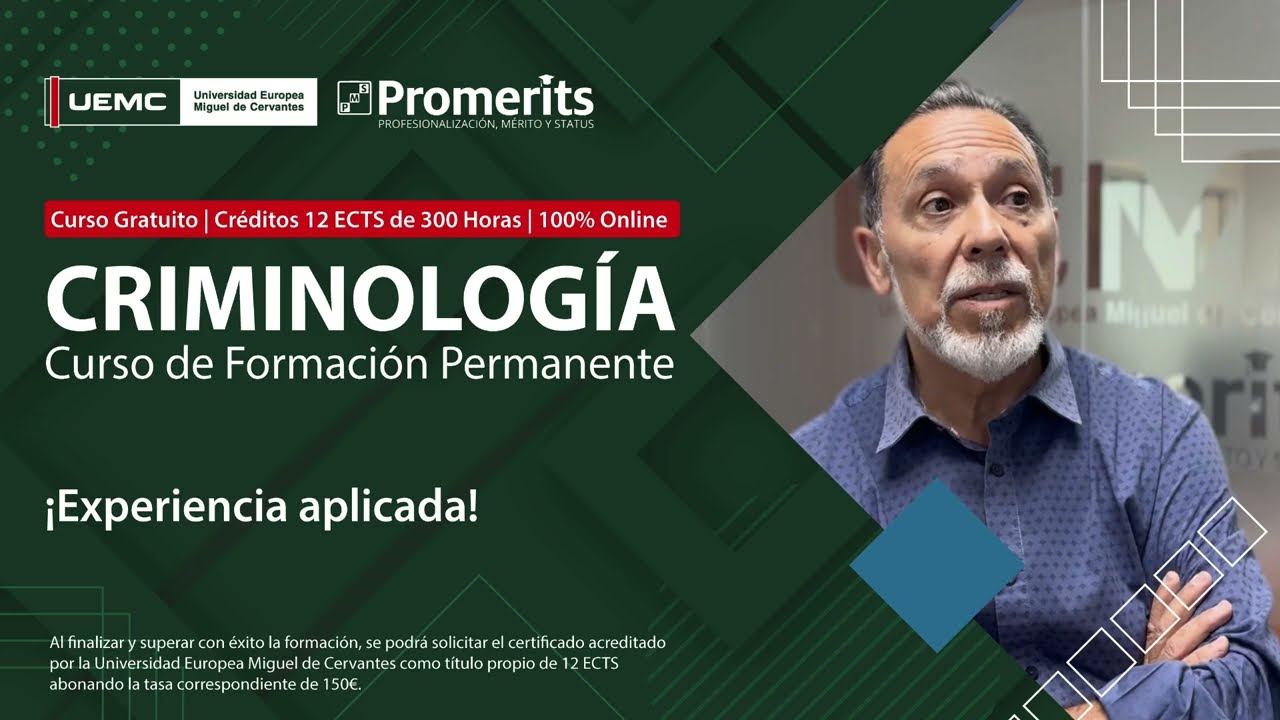 Curso Gratuito en Criminología Online | UEMC | Promerits