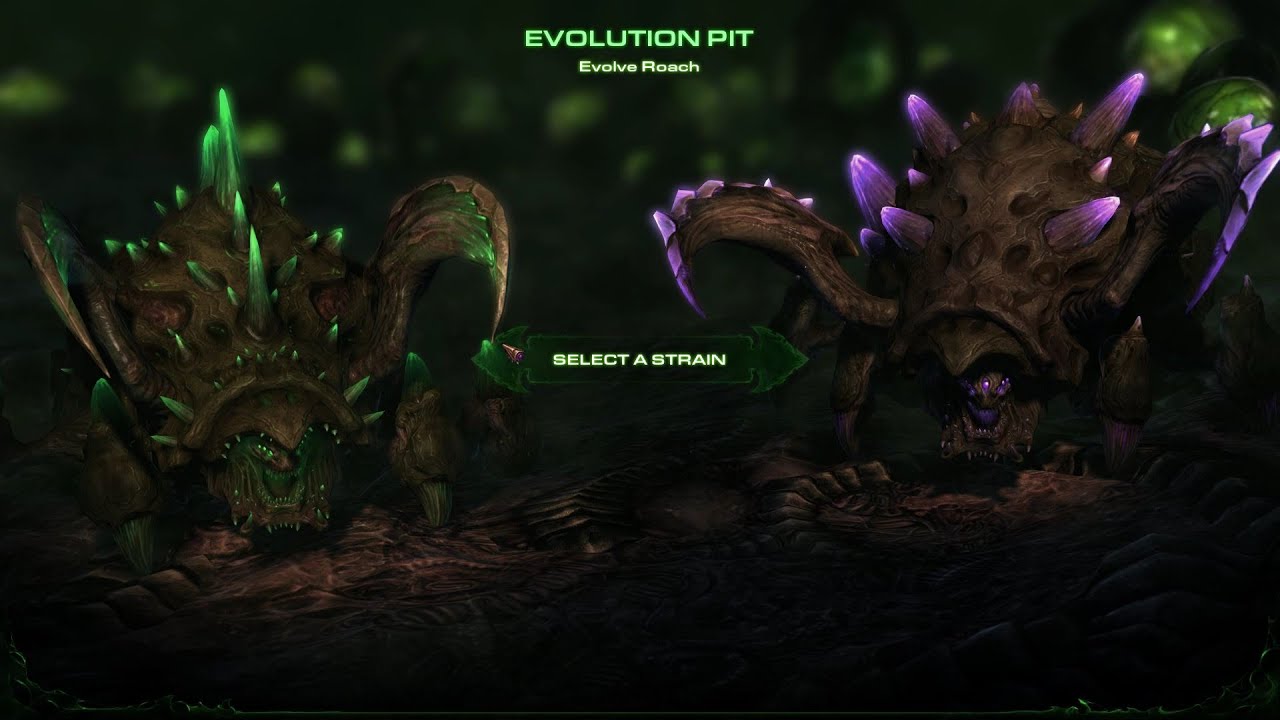 StarCraft II Heart of the Swarm Campaign-Evolution Mission Roaches[No Commentary]