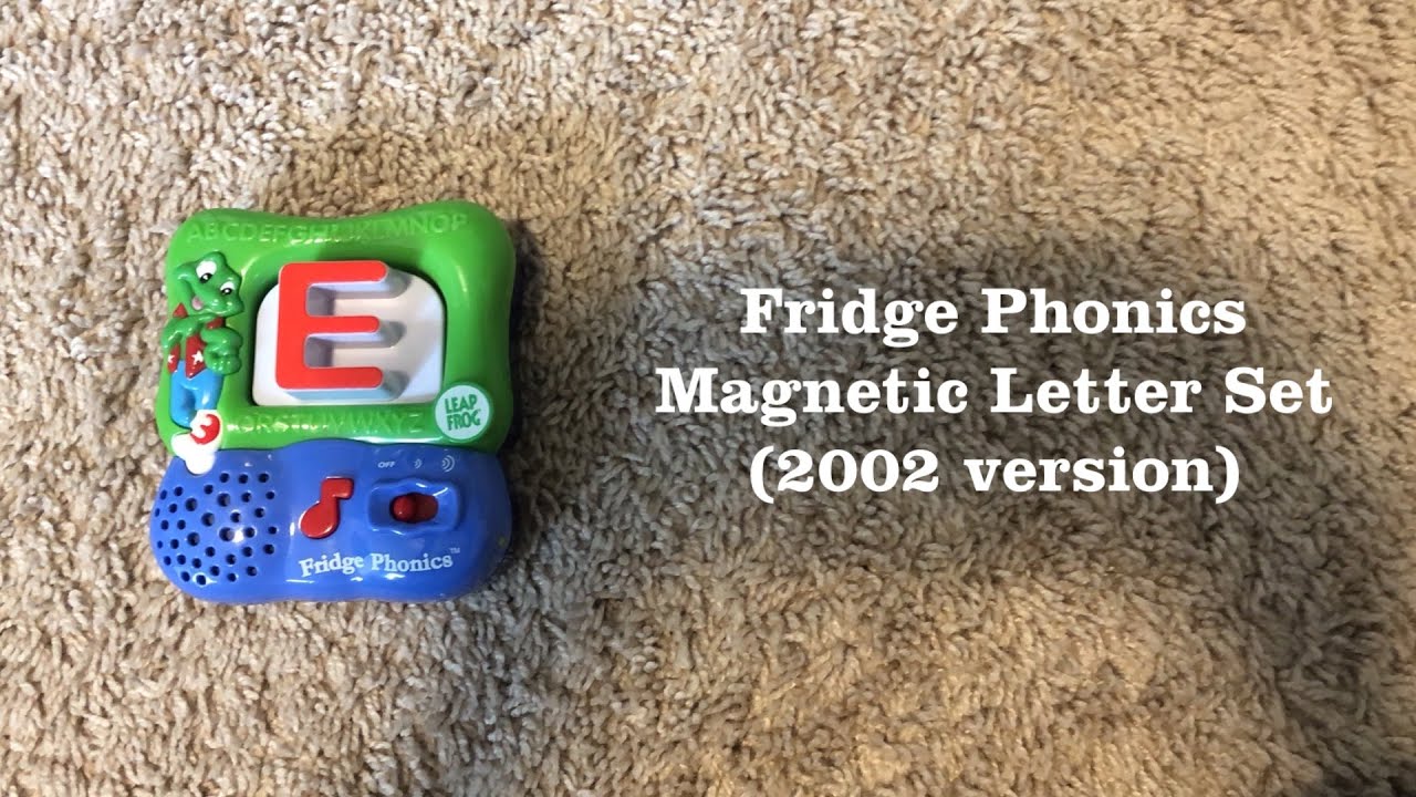 Fridge Phonics Magnetic Letter Set (2002 version)