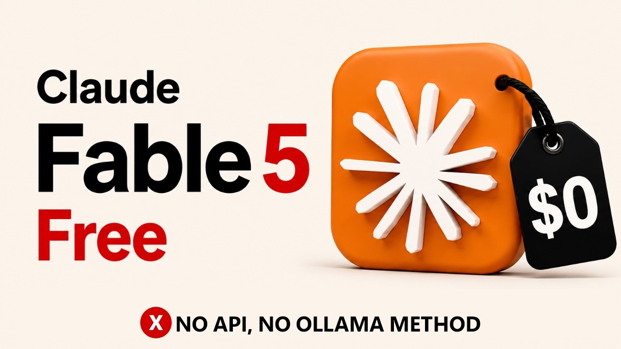 Use Claude Fable 5 For Free (No API, No Ollama Method)