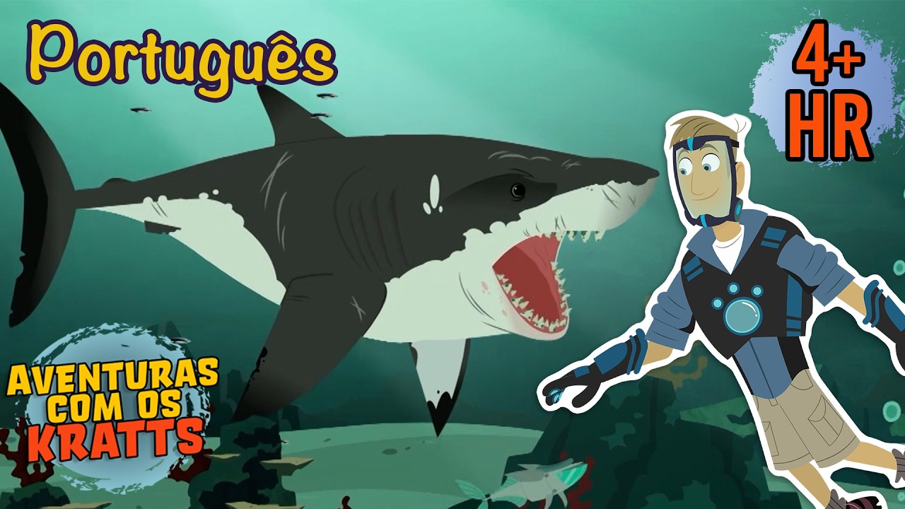 Preso em um tubarão | Aventuras com os Kratts