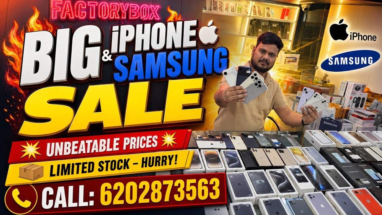 🔥 BIGGEST iPhone & ANDROID SALE 🔥💥 UNBEATABLE PRICES 💥📦 Second Hand Mobile Market in Patna Bihar
