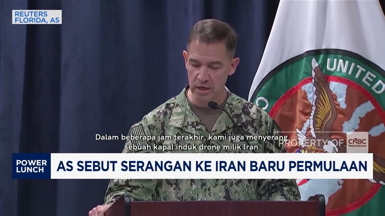 AS Sebut Serangan ke Iran Baru Permulaan