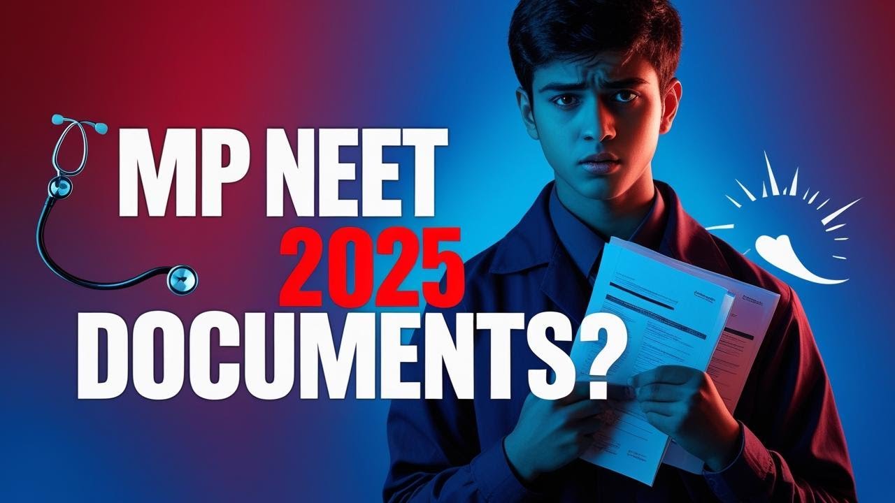 📢 NEET 2025 MP Counseling starts! These documents are required for registration | MP DME UG Lates...