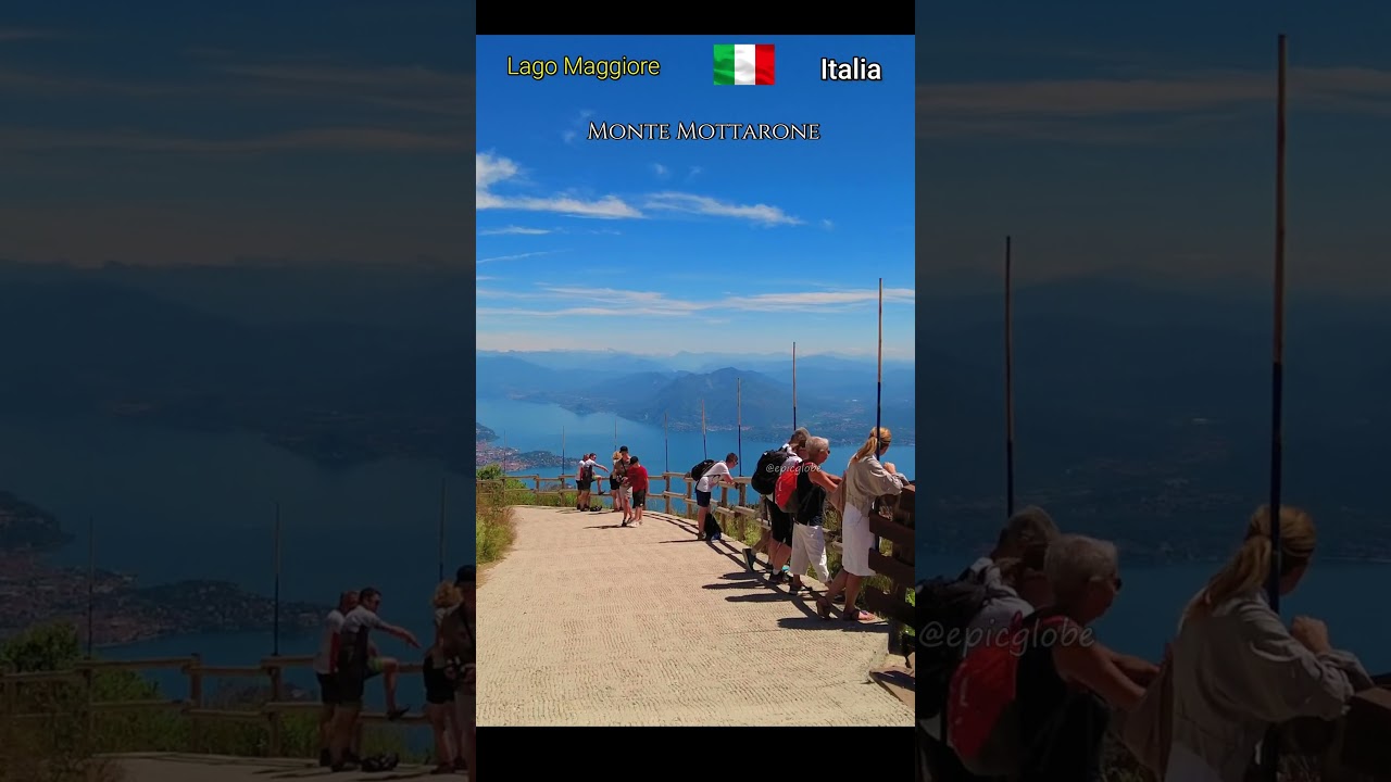 Italy 4k Stresa   Monte Mottarone LAGO MAGGIORE