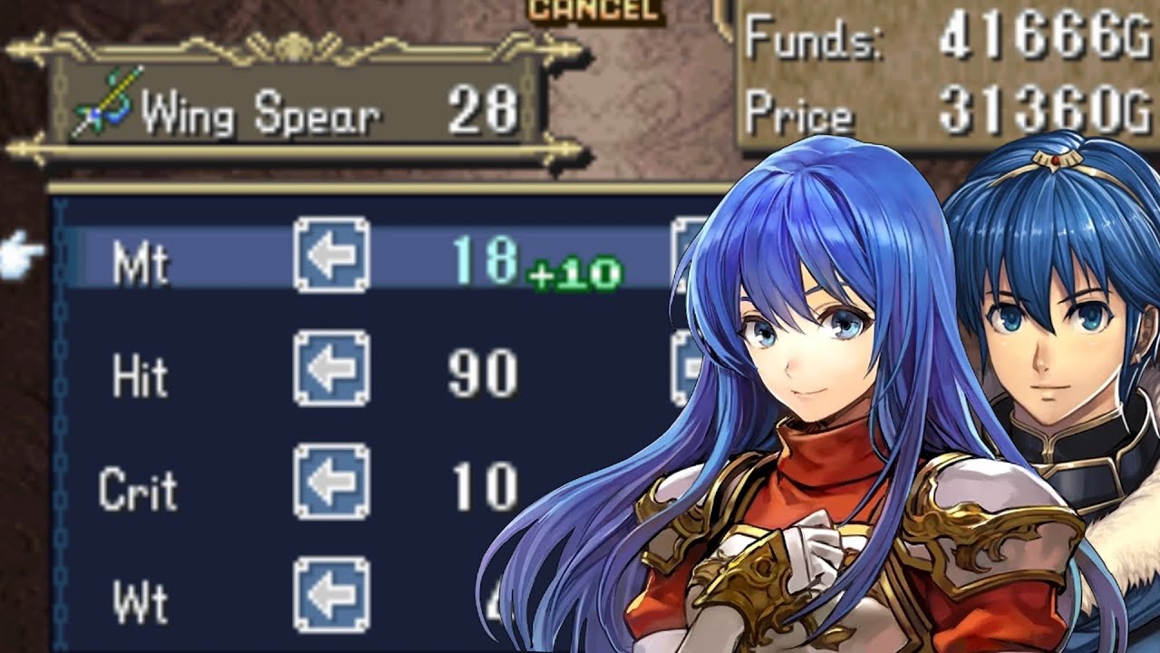 Marth and Caeda go shopping for Wing Spears