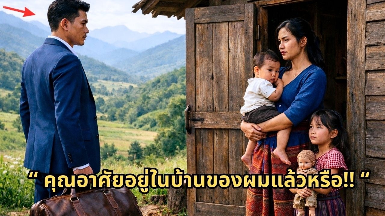 มหาเศรษฐีกลับบ้านเก่า หลังหายไปหลายปี ช็อกเมื่อพบหญิงม่ายและเด็กสองคนอาศัยอยู่!