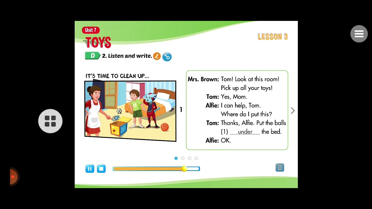Tieng anh 3 I learn smart start unit 7 Toys lesson 3