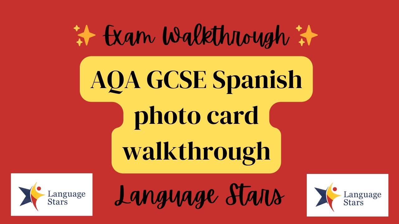 AQA Spanish photo card