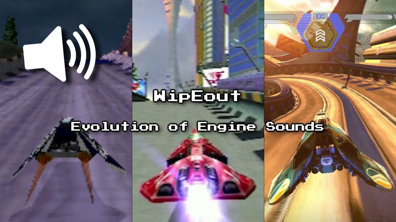 WipEout - Evolution of Engine Sounds