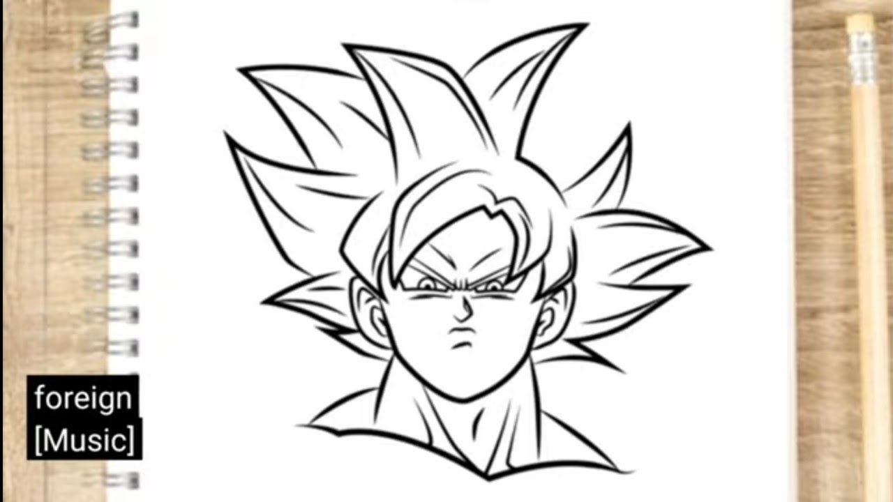 🔵HOW TO DRAW GOKU MASTERED ULTRA 🔵INSTINCT EASY STEP BY STEPsubscribe 🔵to the channel