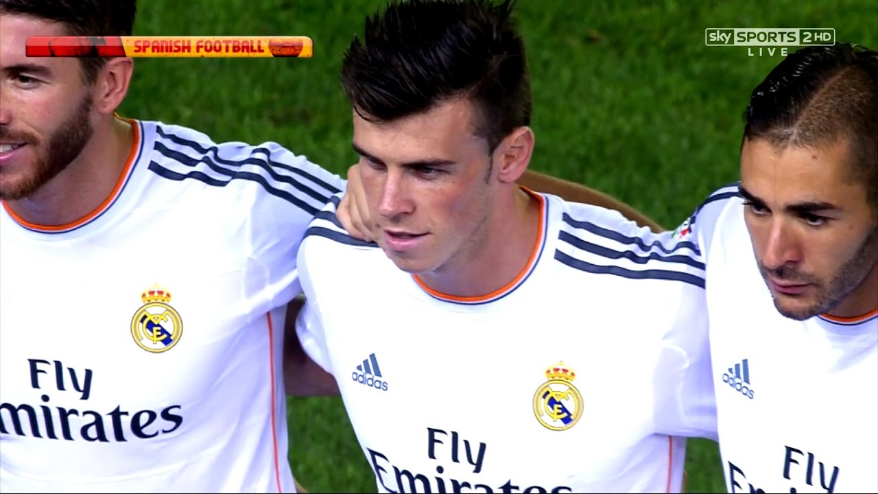 Gareth Bale's Debut Match for Real Madrid (English Commentary) LFP (1080p)