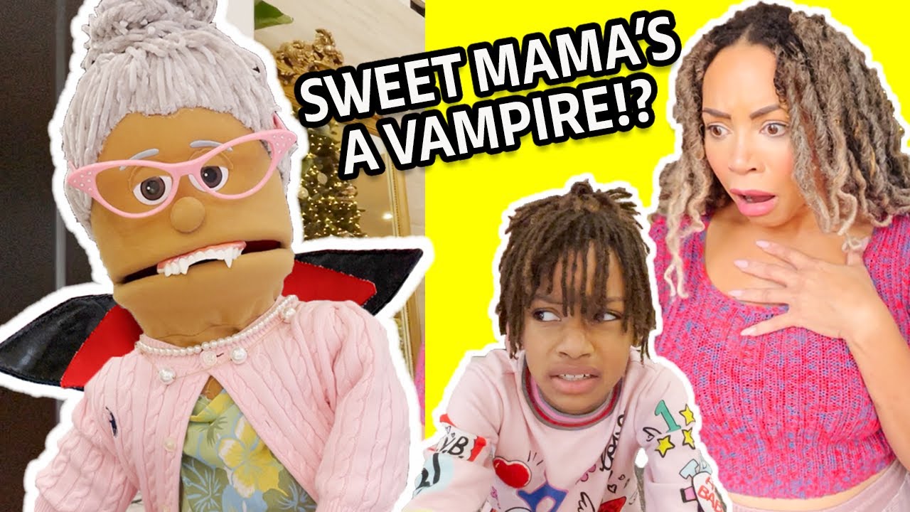 Is Grandma A Vampire!? Mom and Naiah Question Elli and Dad To Find The Truth