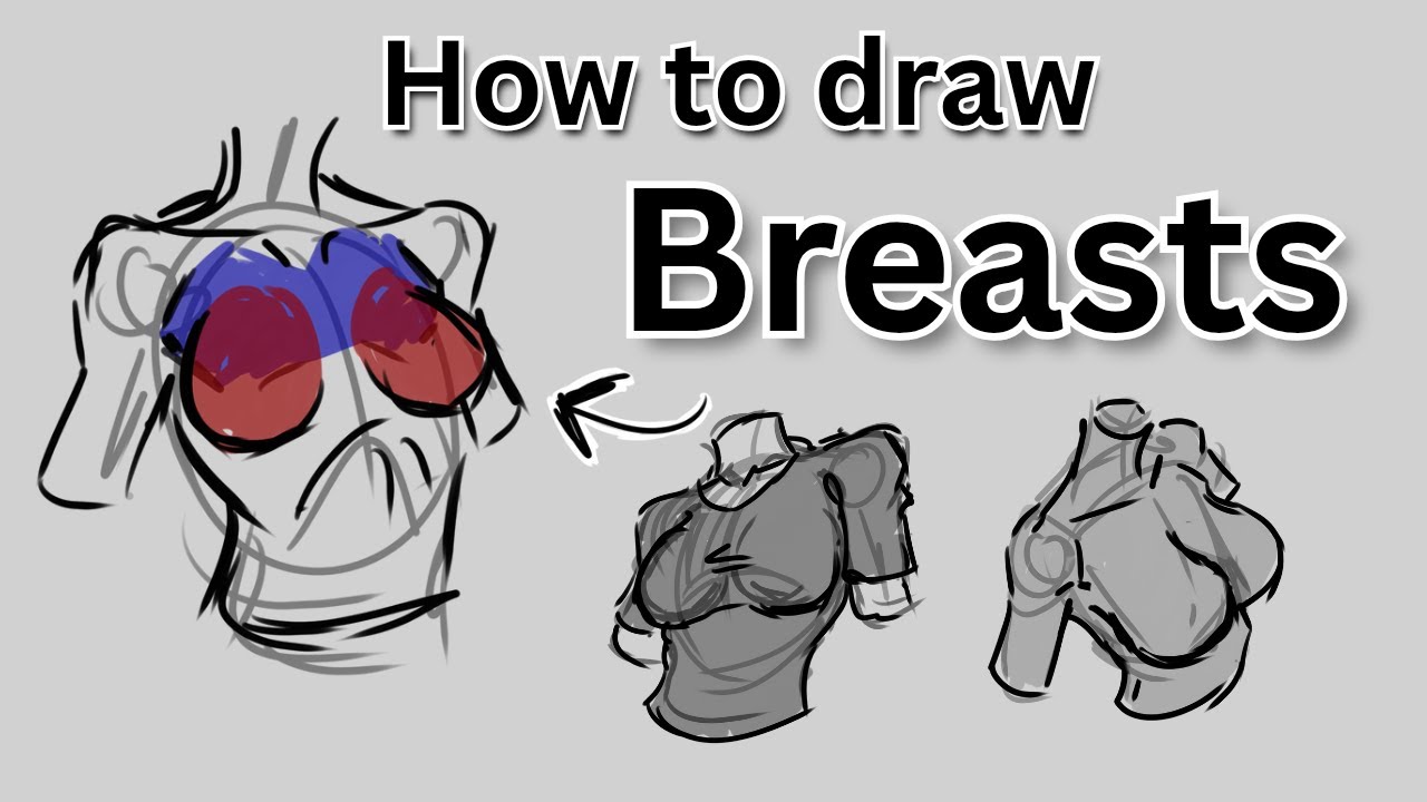 How to Draw Breasts | Anatomy Tutorial | How to Draw the Female Body