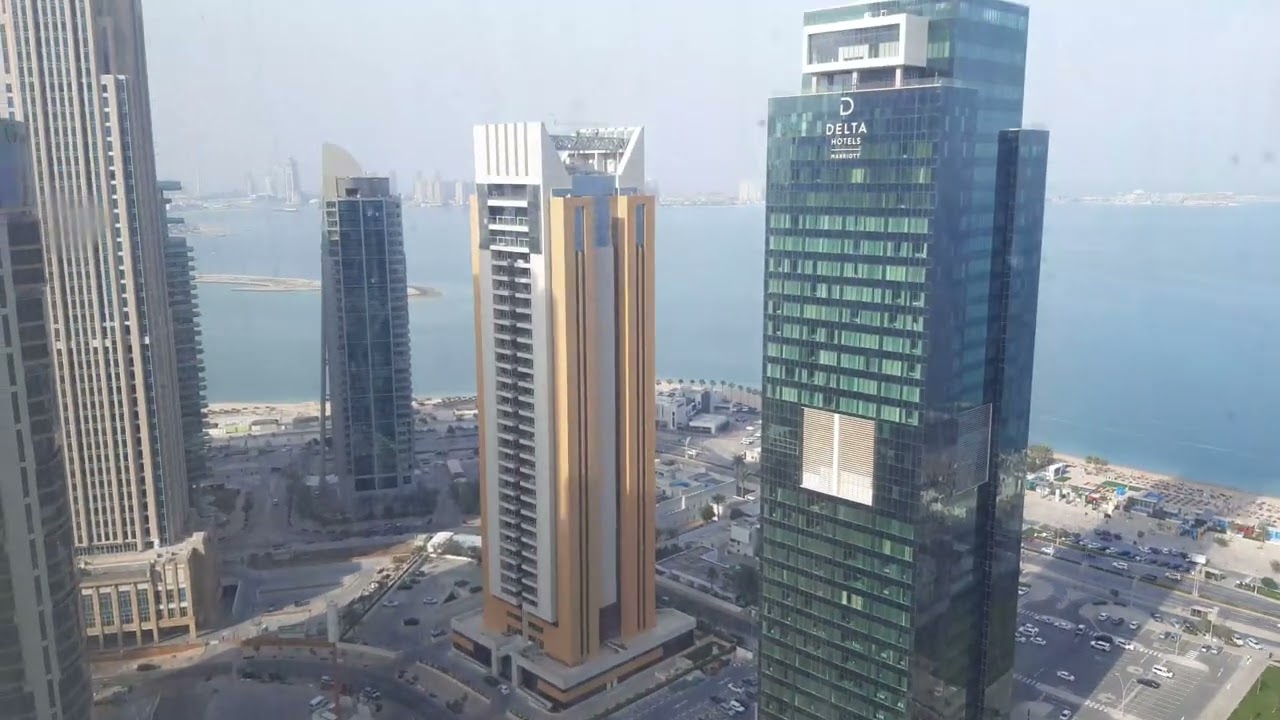 DOHA SEA VIEW IN INTERNATIONAL HOTEL 😍 👌 😎 💙 👌 