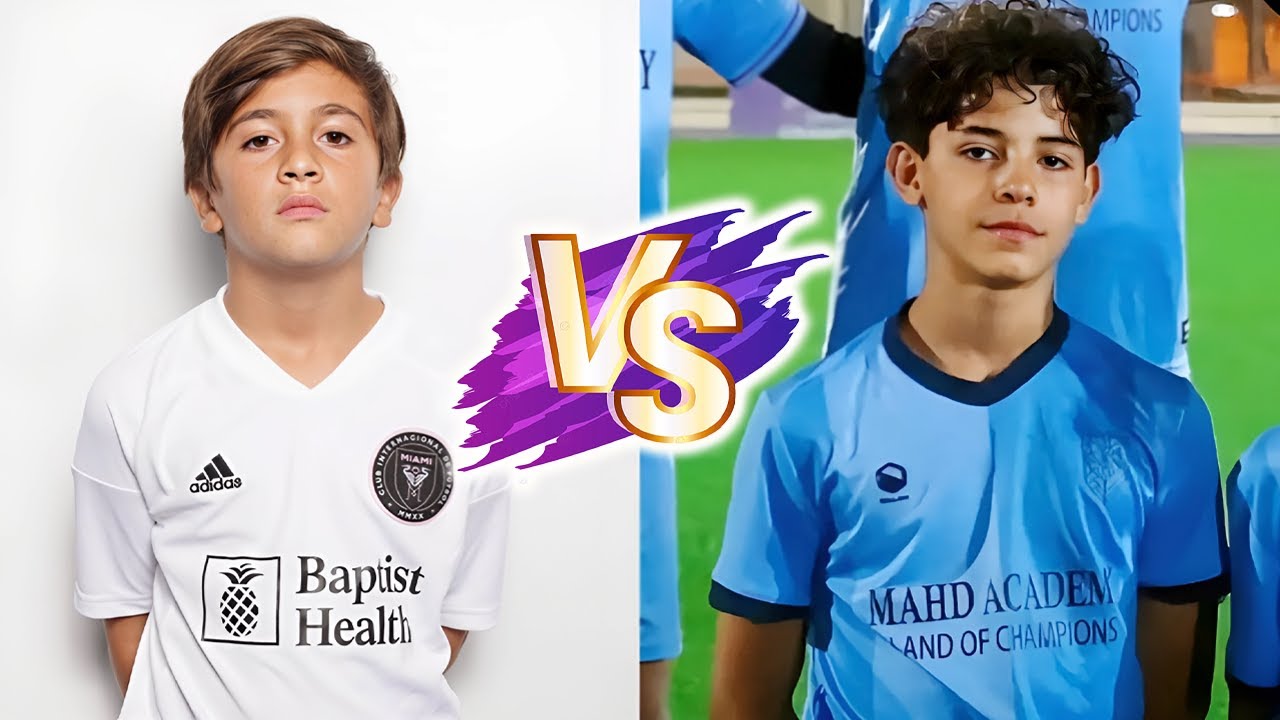 Cristiano Ronaldo Jr. VS Thiago Messi Natural Transformation 🌟 2024 | From 0 To Now