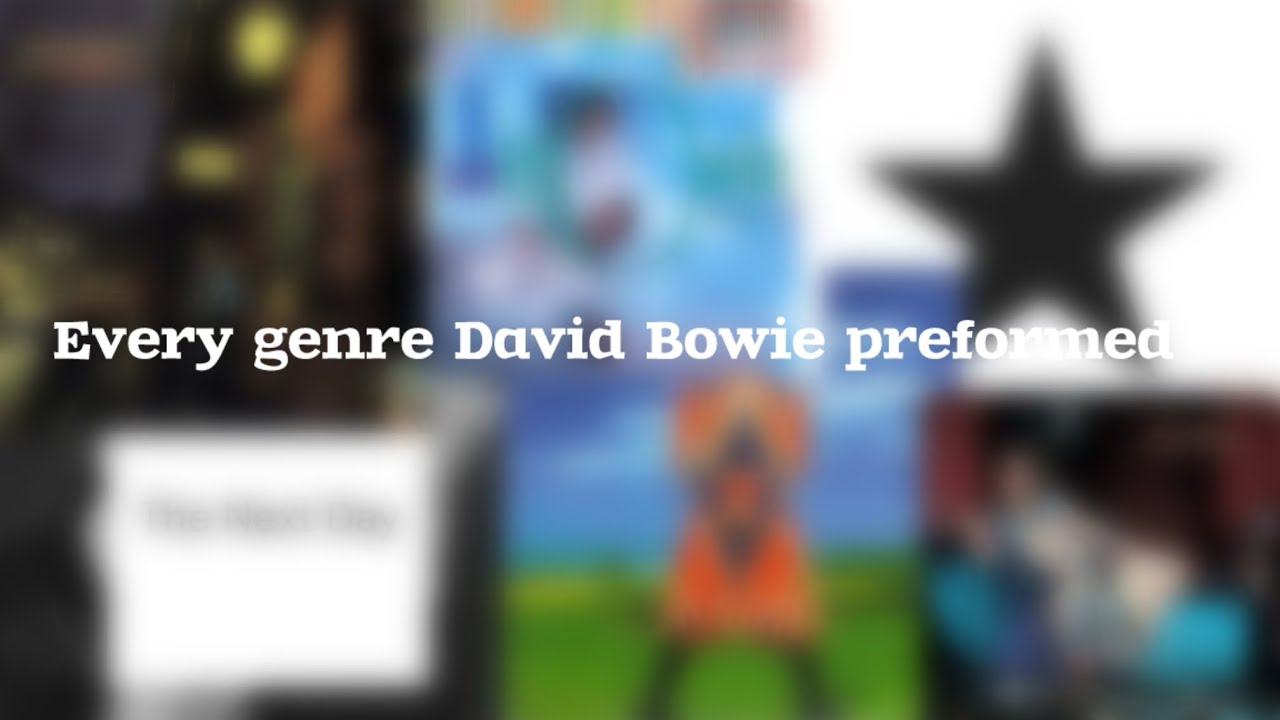 Every genre David Bowie experimented with through his music career
