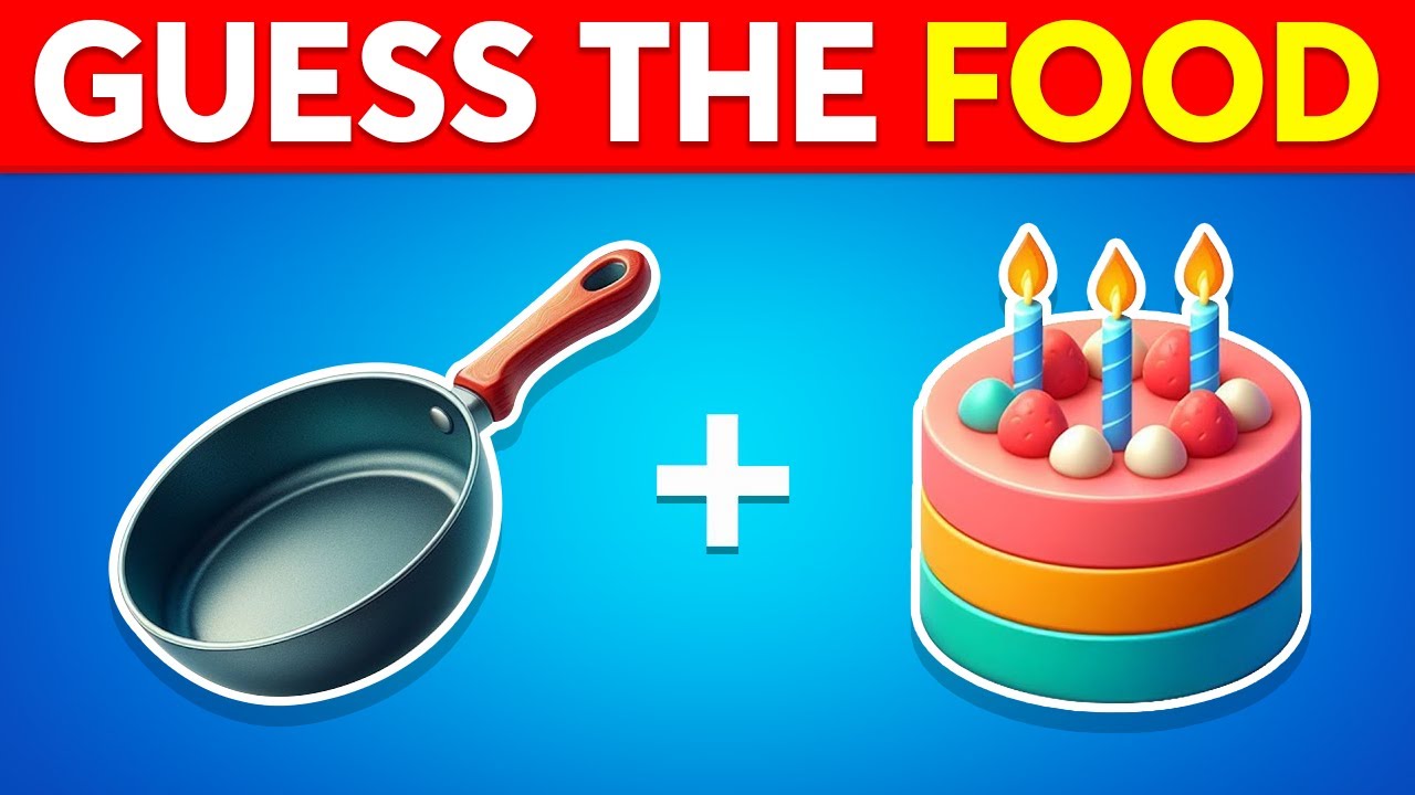 GUESS the FOOD by EMOJI 🤔 Emoji Quiz