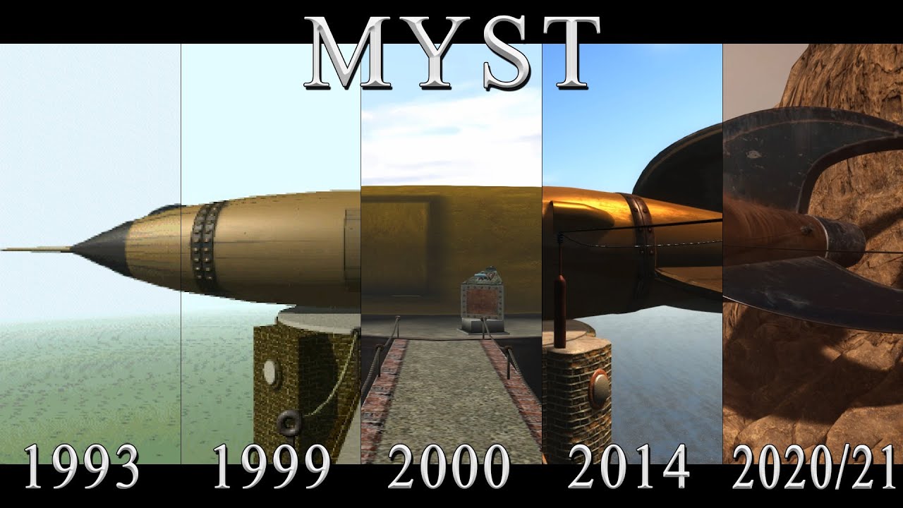 MYST 1993-2021 Сравнение: Original vs Remaster / Remakes