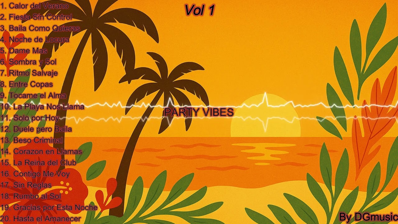 DGmusic – Vol. 1 | 20 Latin Party Songs 2025 | Reggaetón, Summer Hits, Dance, Fiesta & Beach Vibes