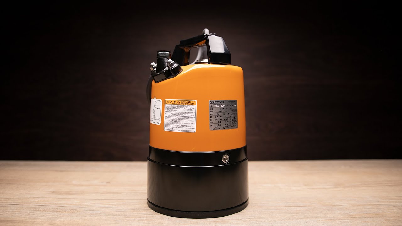Tsurumi LSC1.4S Surface Level and Submersible Dewatering Residue Pump