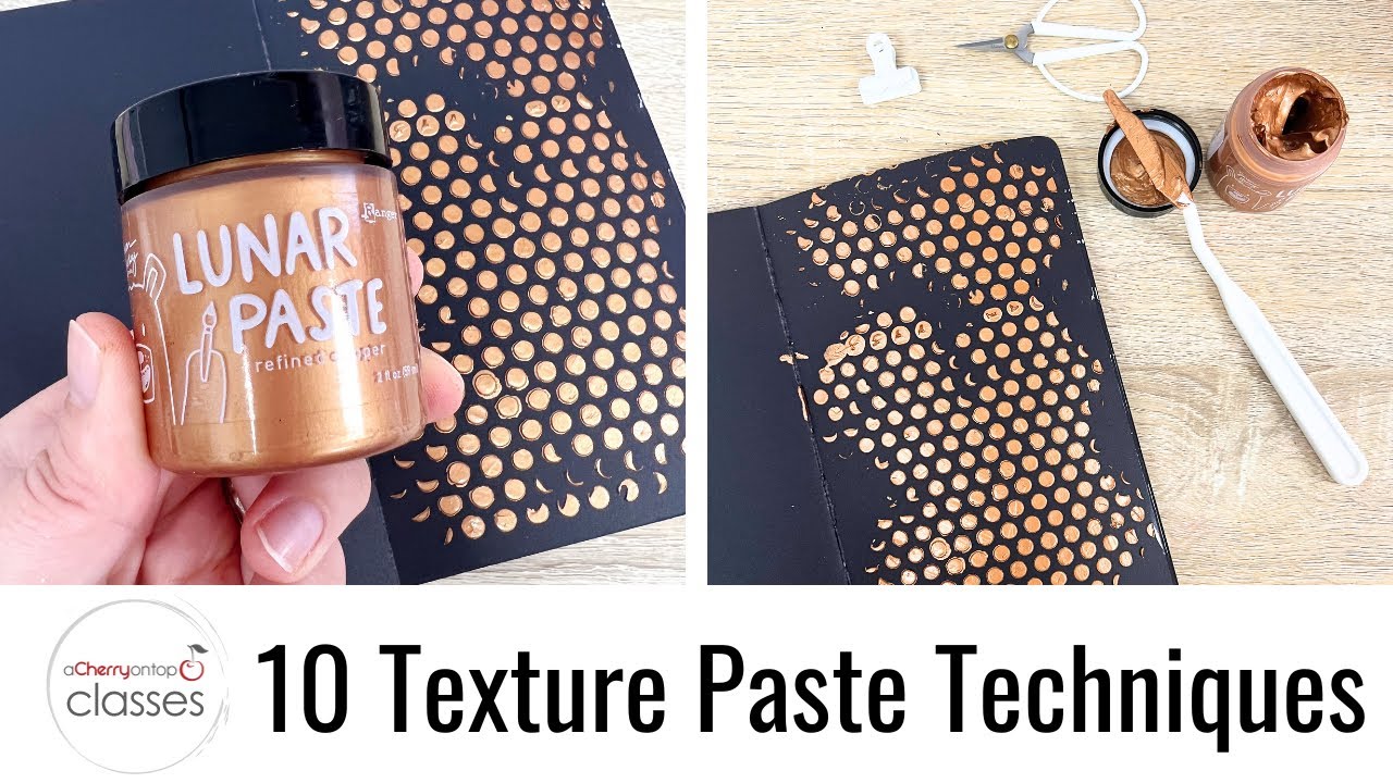 10 Texture Paste Techniques You Need To Try!