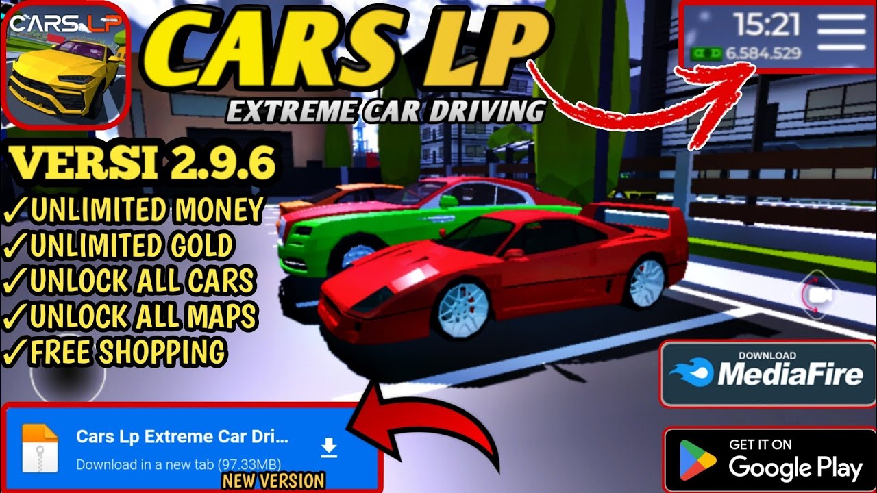 Cars lp update 2.9.6 mod apk unlimited money unlock all