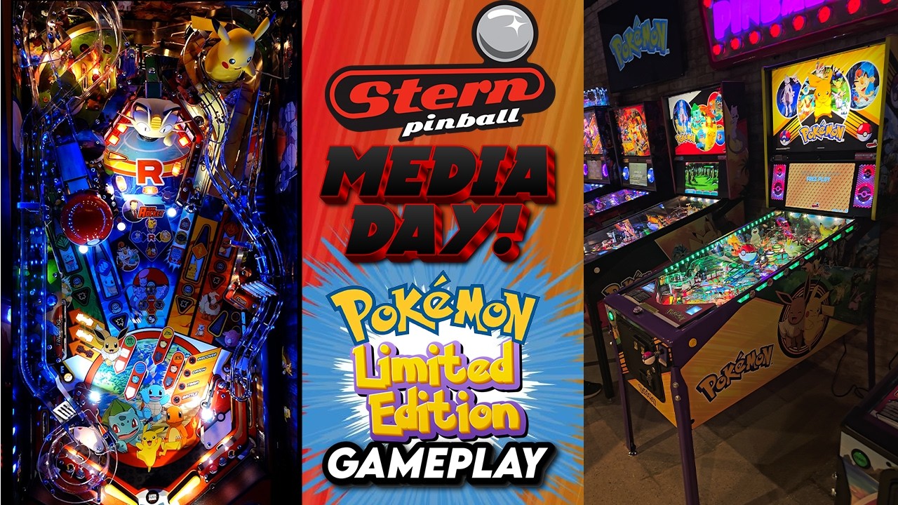 Pokemon Pinball Limited Edition Gameplay - Stern Pinball Media Day