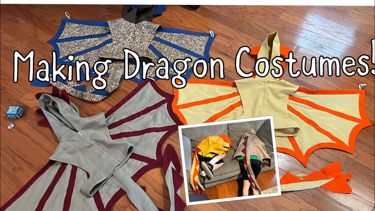 Изготовление костюмов драконов!