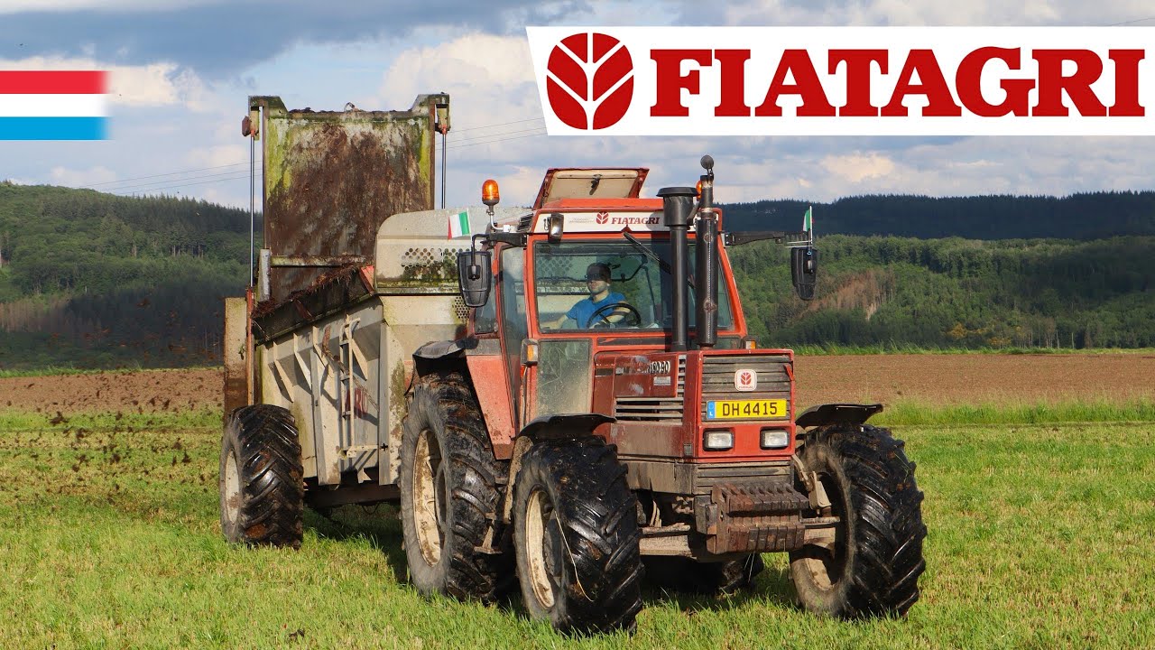 Fiatpower beim Mist streuen | Fiatagri 180-90 // 110-90 | Luxemburg 2024