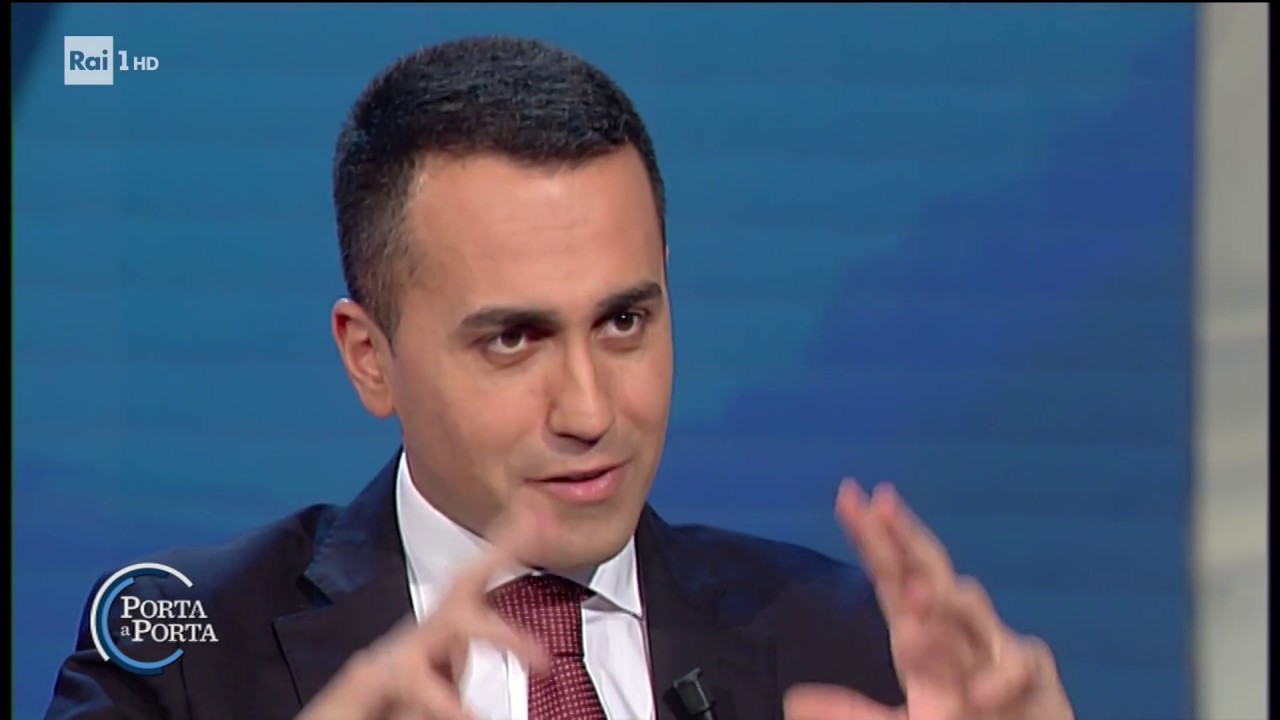 Luigi Di Maio a Porta a Porta - 28/05/2018