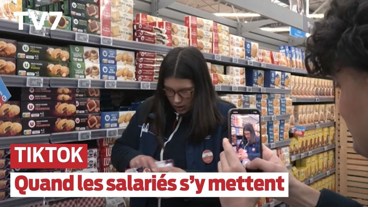 TikTok : les supermarchés y prennent goût