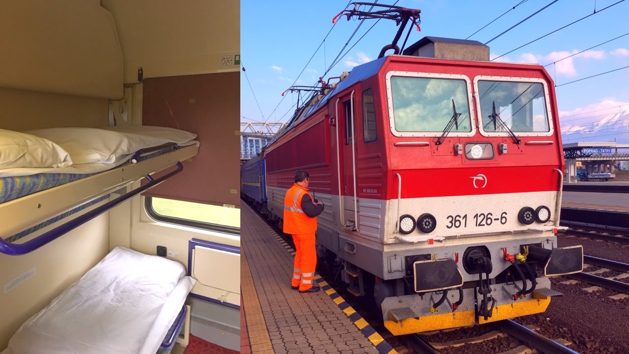 EuroNight Bohemia EN 443 Cheb - Praha - Humenné in Sleeping Car