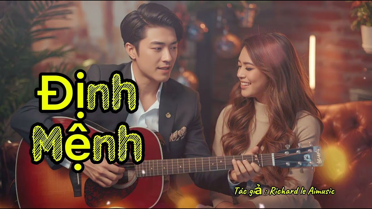 ĐỊNH MỆNH - Khúc ca nhẹ nhàng - lãng mạn - sâu lắng - Tác giả : Richard le Aimusic 