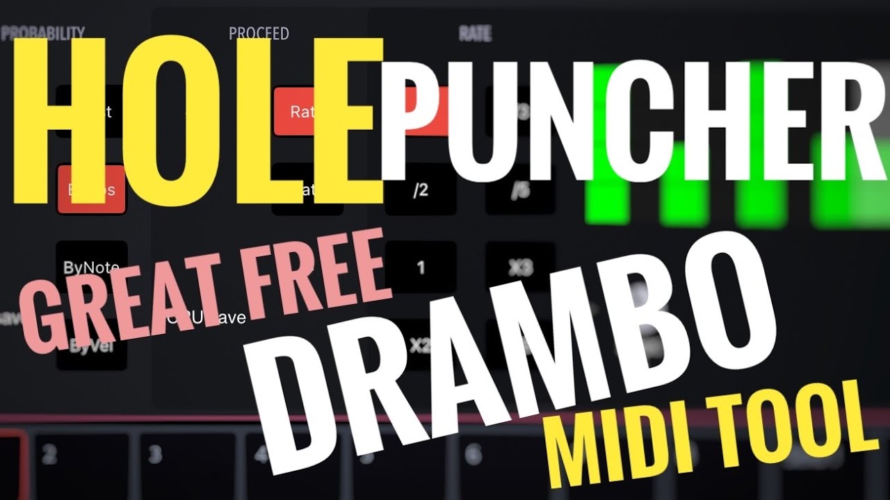 Hole Puncher by tyslothrop1 // 🔥 Drambo Midi Gating Rack (iPad, iPhone, Mac)