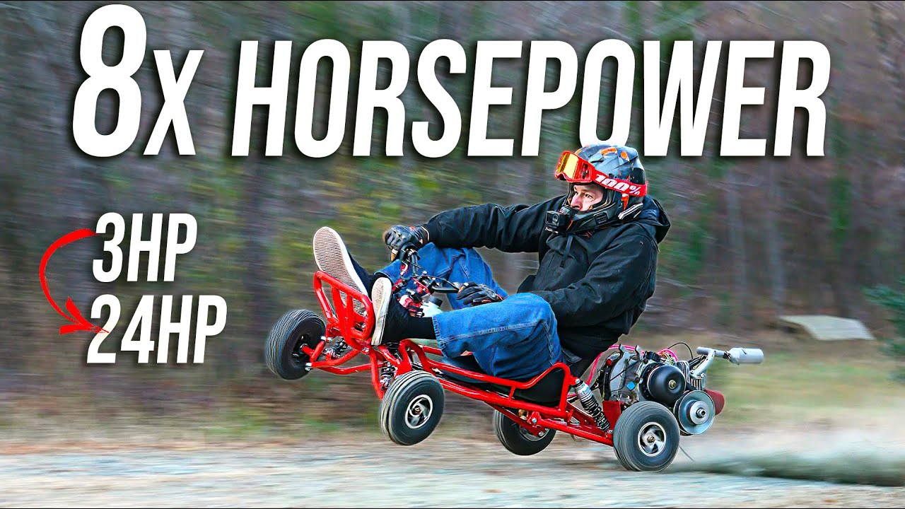 We Bought the Cheapest Full-Suspension Go-Kart and Swapped in a Racing Engine!