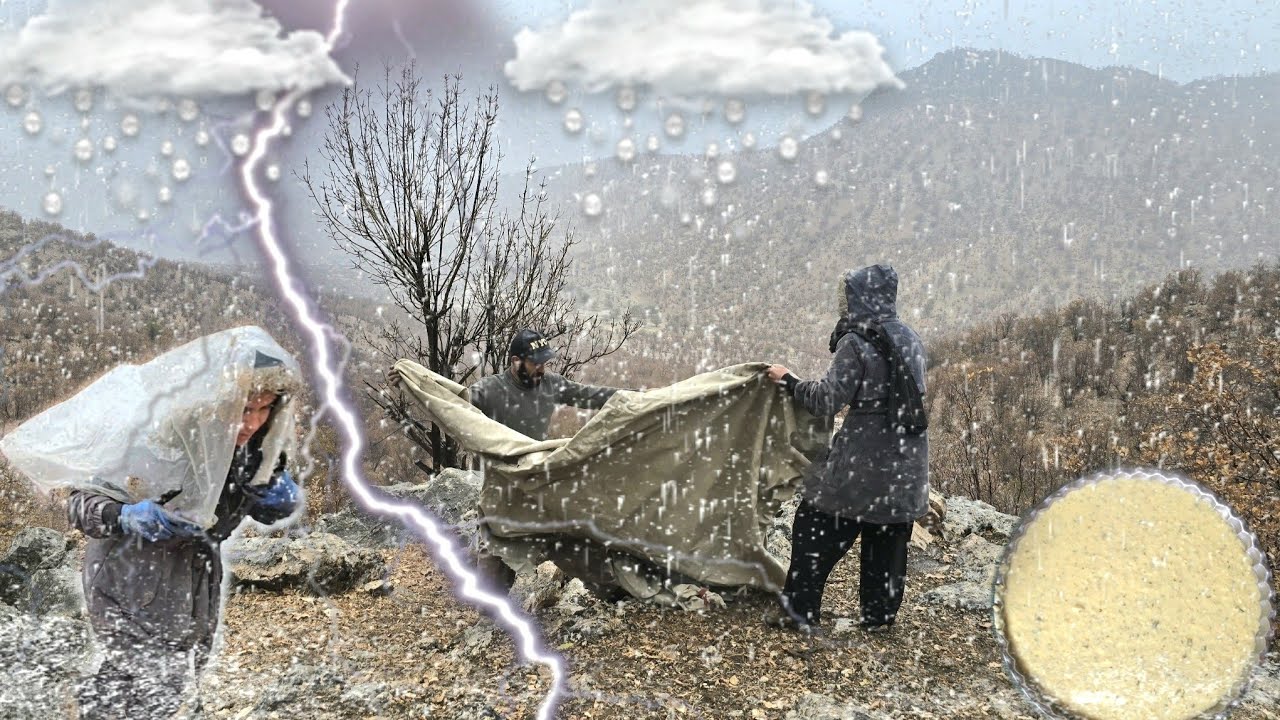 Жизнь в пещере: борьба кочевников 🏕️ с проливными дождями 🌧️ и выживание в горах 🏔️