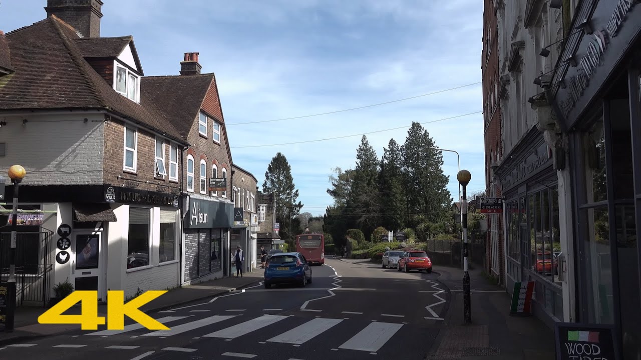 Crowborough Walk: Town Centre【4K】