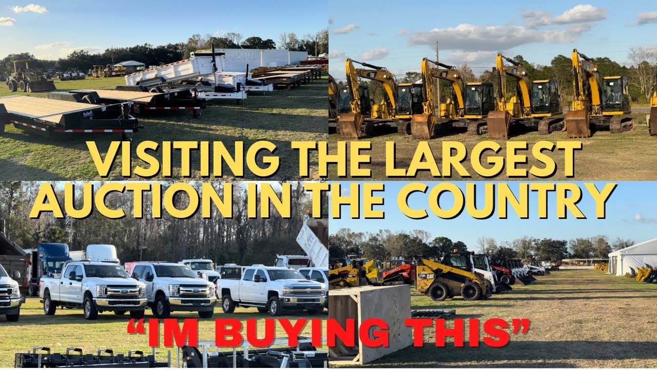 The Largest Heavy Duty Equipment Auction in the Country 🚜