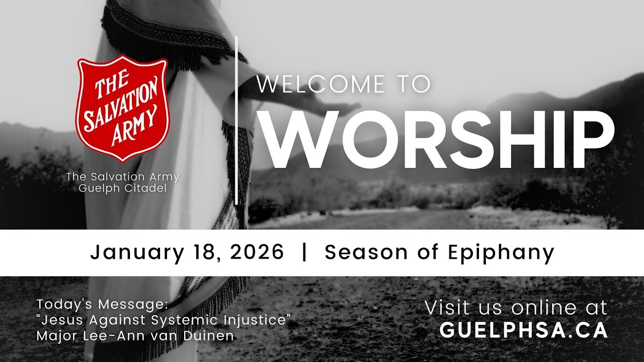 January 18, 2026 | The Salvation Army Guelph Citadel