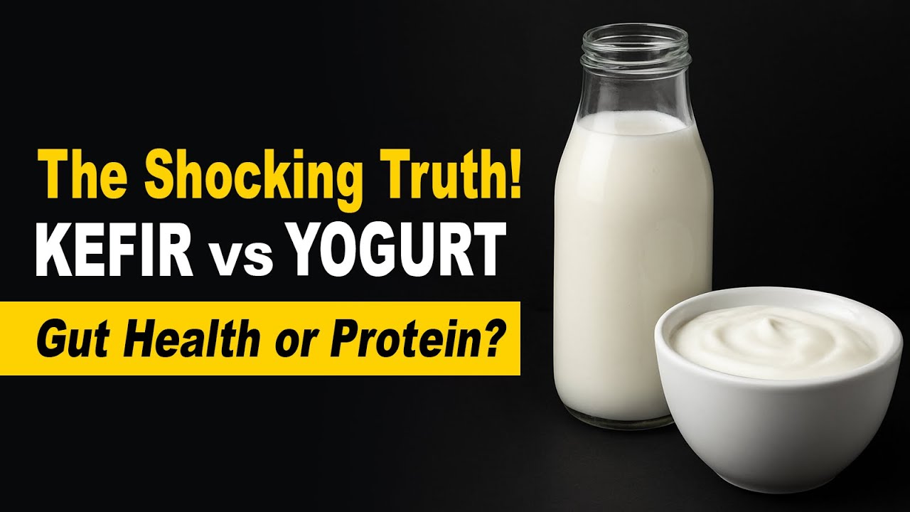Greek Yogurt vs Kefir: Which Is Better for Gut Health & Healthy Aging?