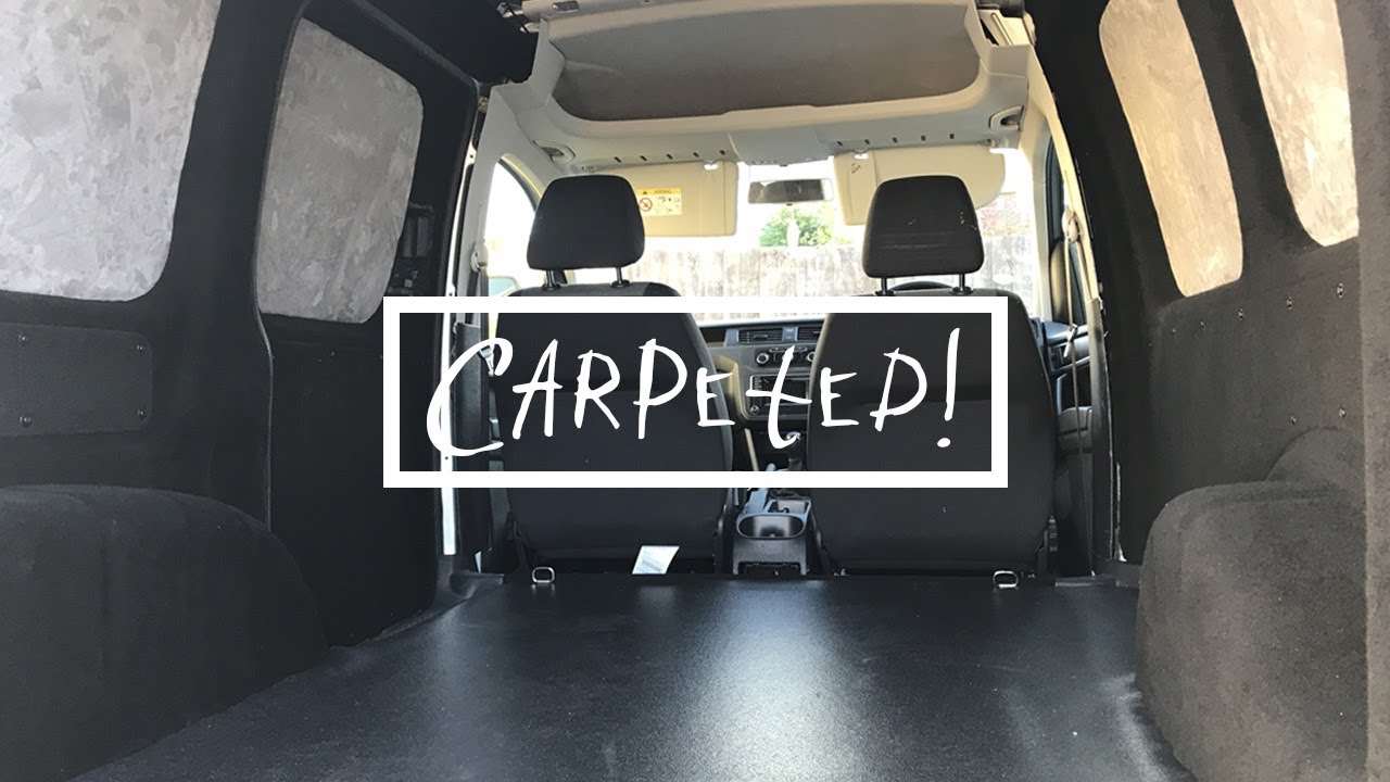 Carpeted the VW Caddy